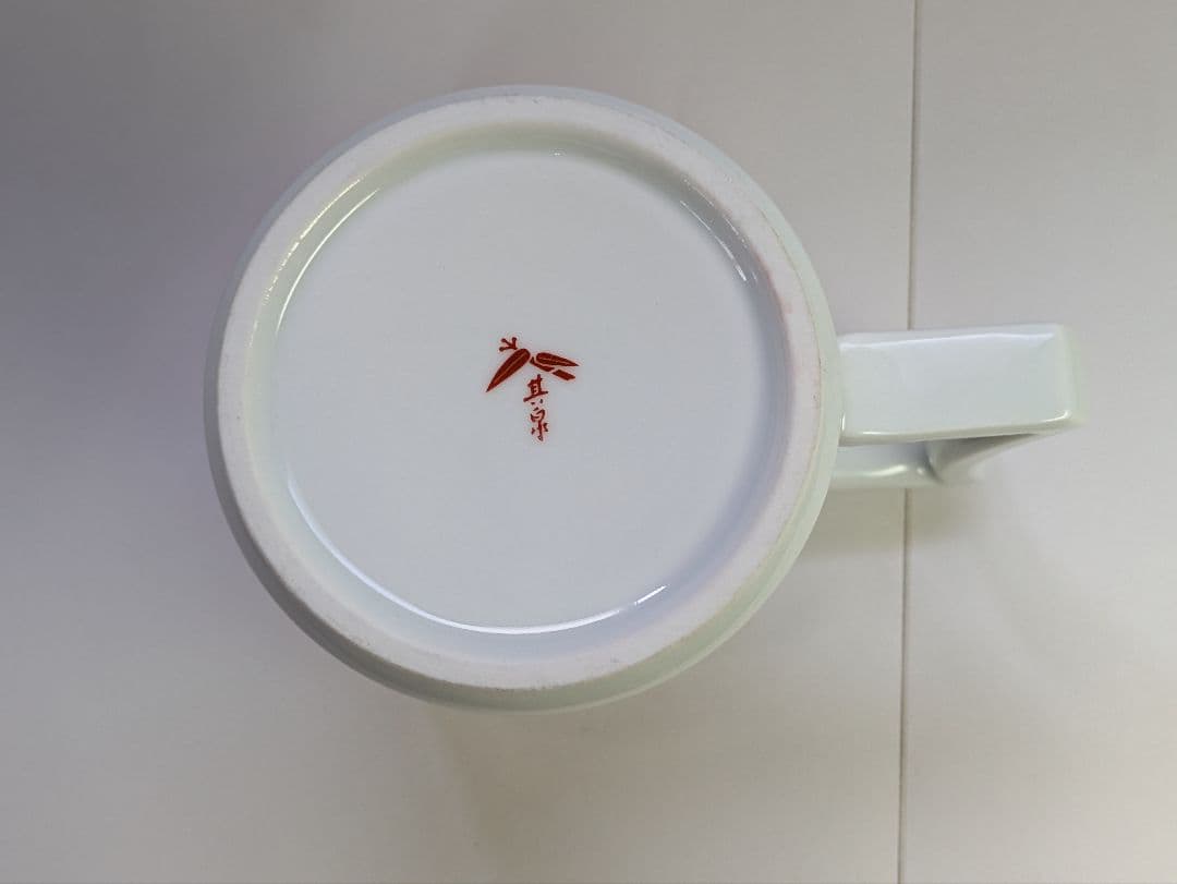 有田焼、其泉、マグカップ、ビヤマグ、ぐい呑2対4客、銘「其泉」有、箱無