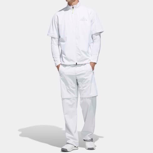 【L】アディダス ゴルフ adidas GOLF レインウェア セットアップ 白
