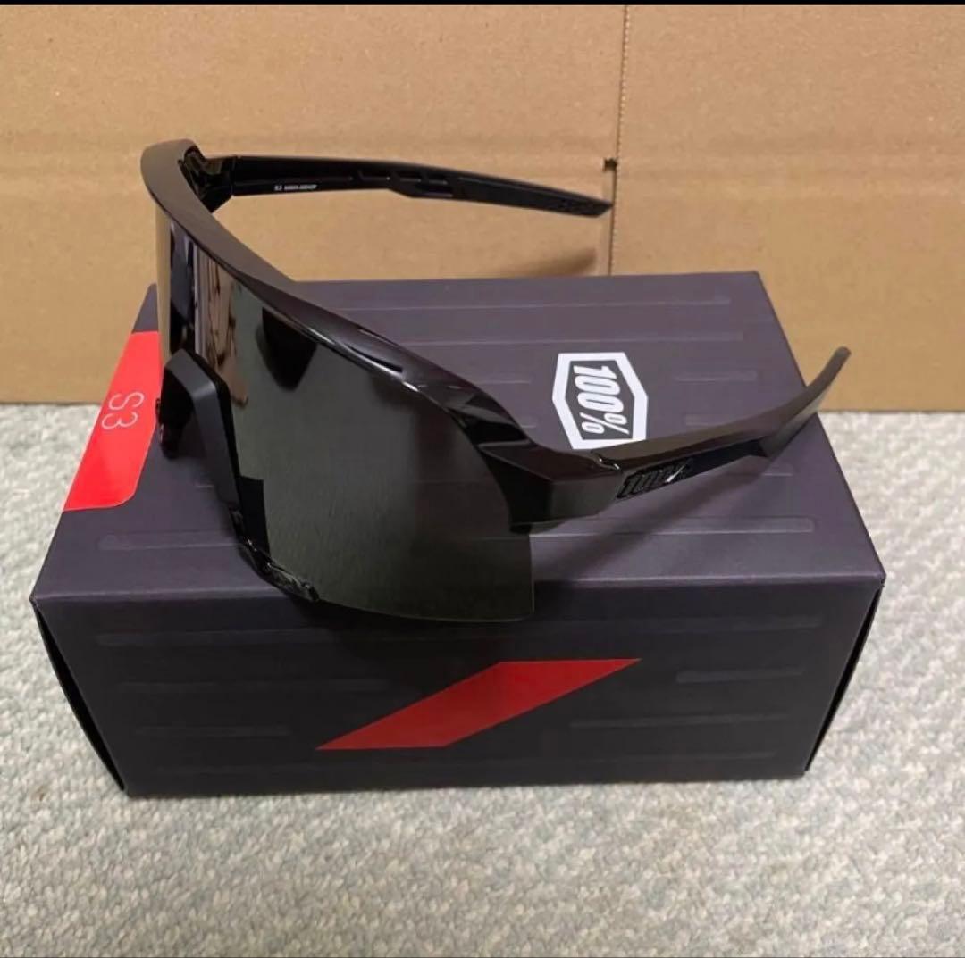 100% サングラス S3 Matte black ワンハンドレッド サングラス