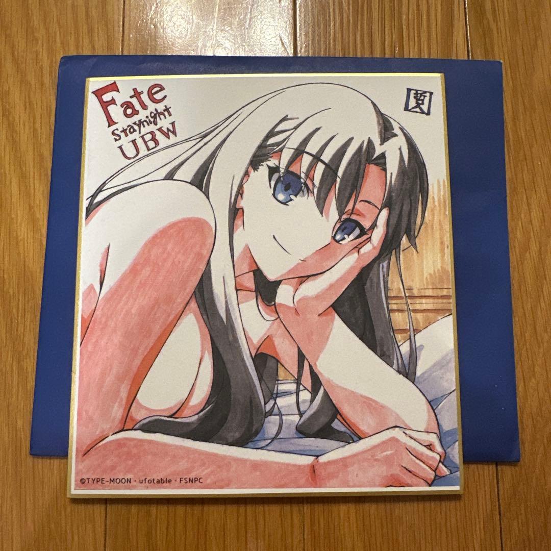 Fate/stay night UBW 複製ミニ色紙 遠坂凛 3種セット