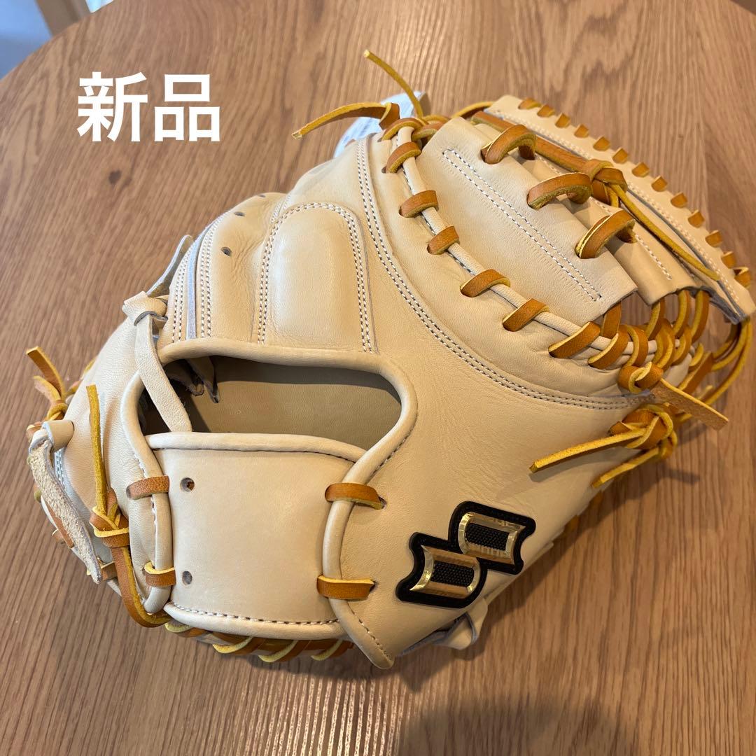 うゆ新品値下げ中硬式用 SSK キャッチャーミット キャメル