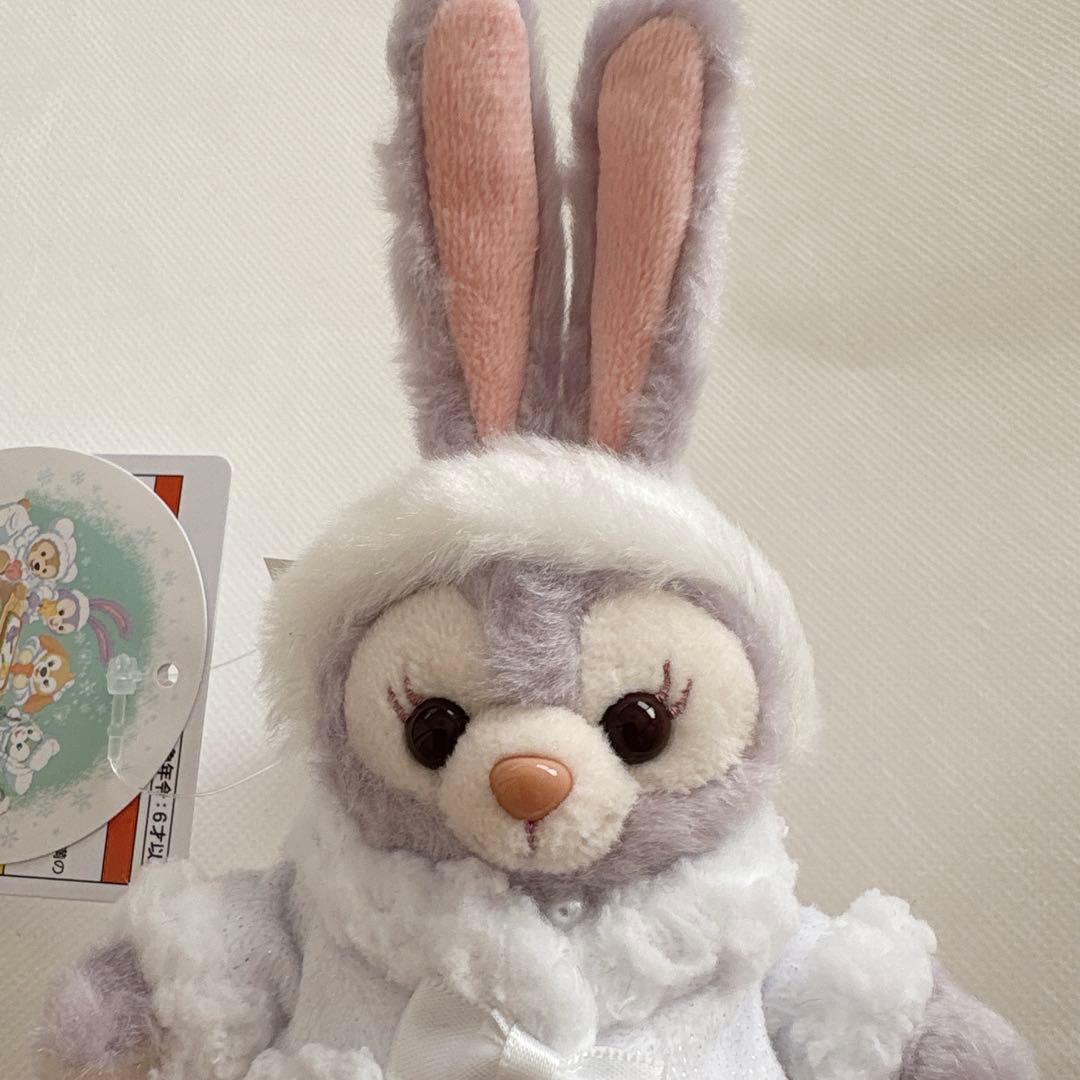 【新品】ホワイトウィンタータイムワンダーズ　ステラルー　ぬいぐるみバッジ