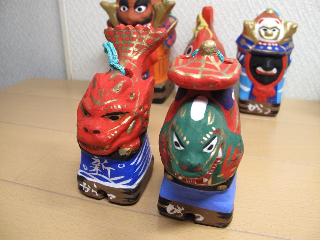 唐津くんち　からつ曳山人形6個　土鈴5個　合計11個　郷土玩具　おまとめ