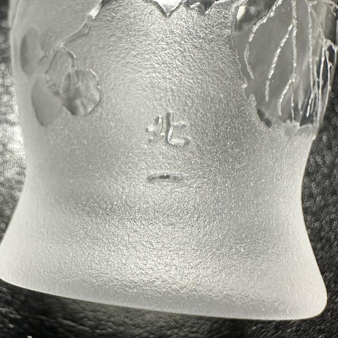 ★北一ガラス！茶道具！ガラス 茶碗・茶入！紙箱/栞付！★