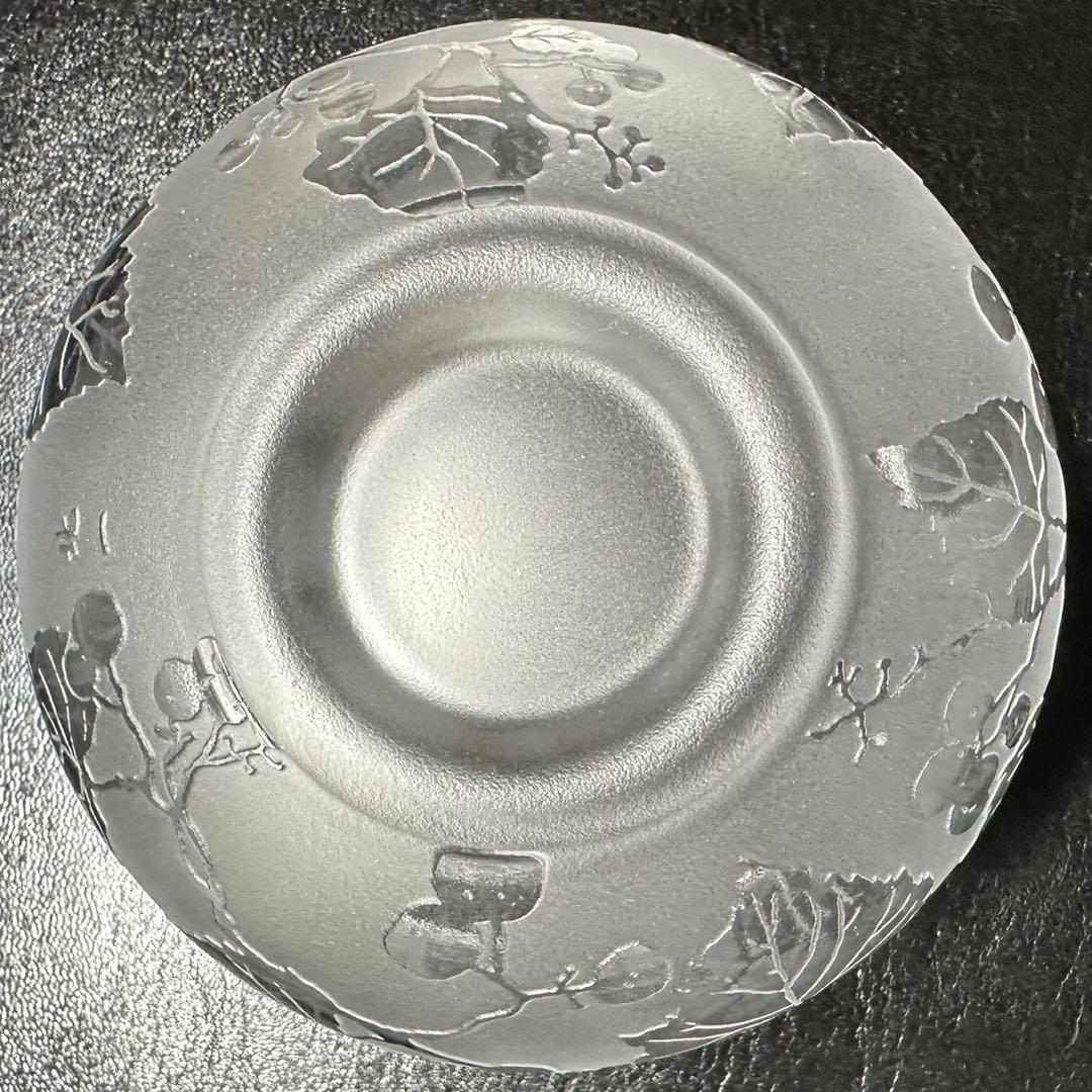 ★北一ガラス！茶道具！ガラス 茶碗・茶入！紙箱/栞付！★