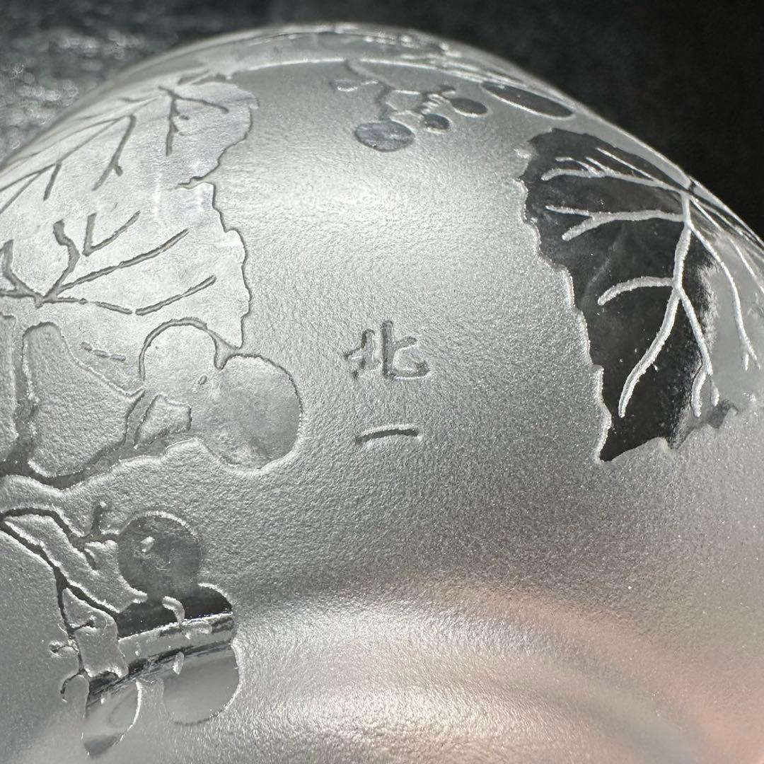 ★北一ガラス！茶道具！ガラス 茶碗・茶入！紙箱/栞付！★