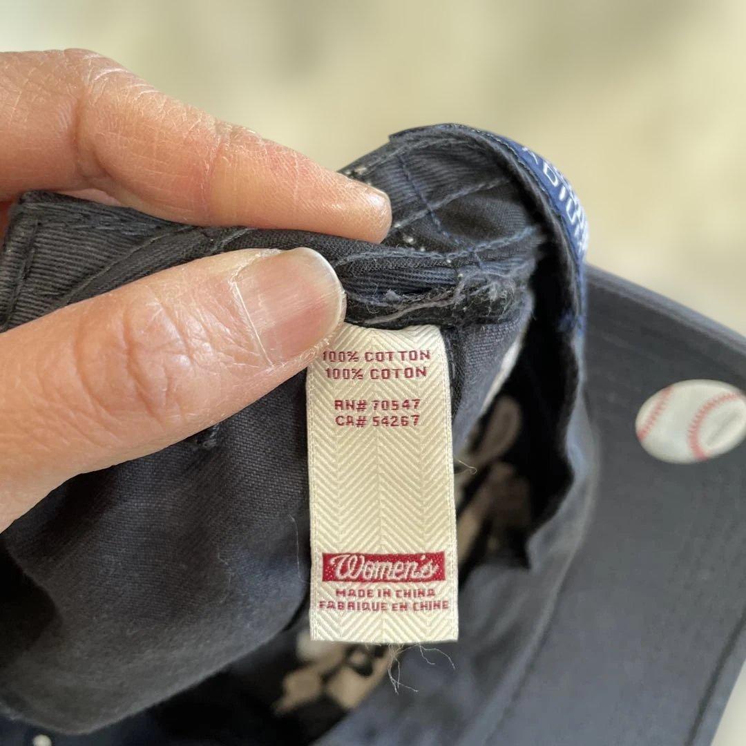 極希少❗️47 キャップ　ニューヨークヤンキース　スタジアム販売品　ライトネイビー