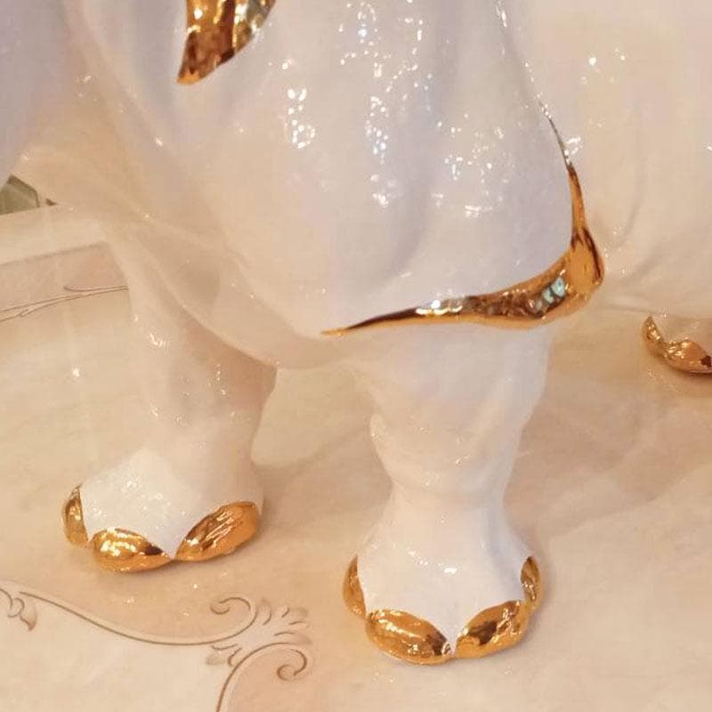 AHURA サイ 置物 イタリア製高級磁器 インテリア 222-1439