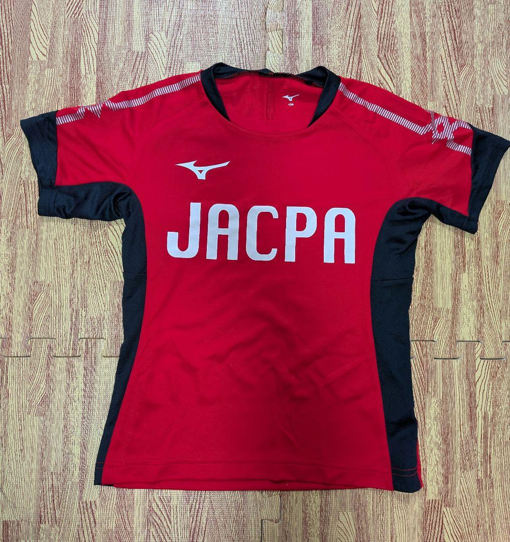 JACPA ミズノ サッカーウェアセット 青 赤 ジャクパ 130 120 幼児
