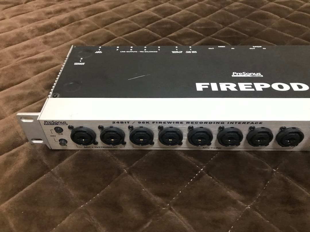 レコーディング オーディオインターフェース PreSonus FIREPOD！