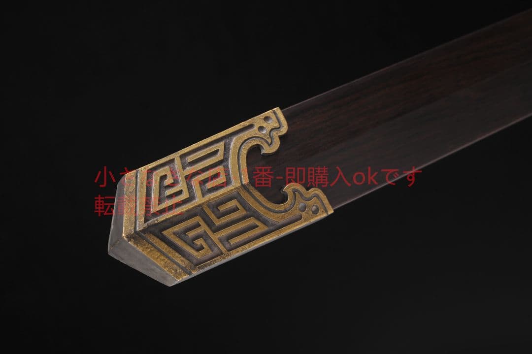 楚王剣八面漢剣模様鋼  古兵器 武具 刀装具 日本刀 模造刀 居合刀