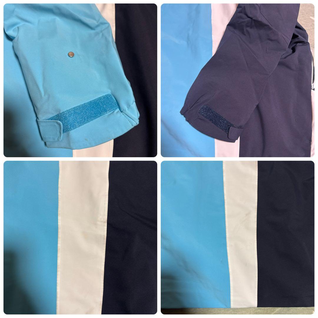 OGSAKA DESCENTE スキーウェア 上下 Mサイズ 紺/白/水色