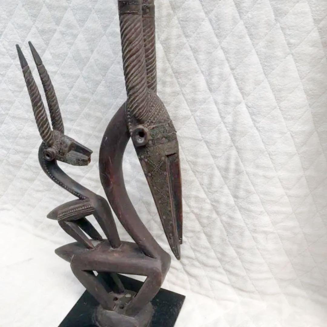 マリ共和国バンバラ族チワラダンスィングヘッドドレス  値引ました。