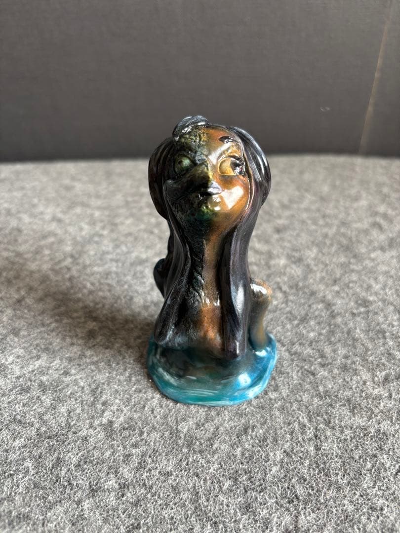 ヒカリトイズ 物ノ怪少女 河童 ノラズヤカスタム ソフビアクアリウム　一点もの？