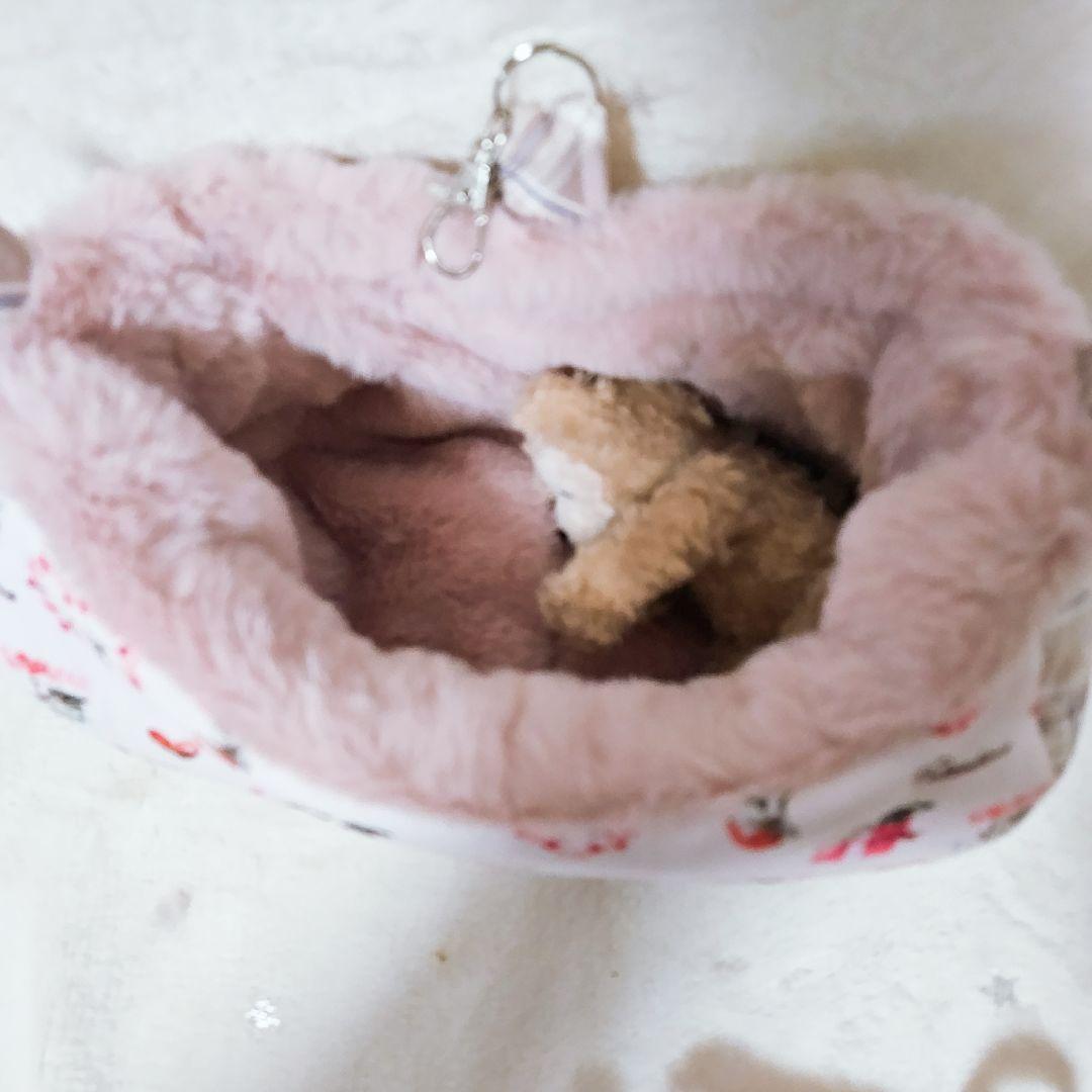 第2回⑤【バレンタインオリジナル生地】＊ころんと日和＊フクロモモンガ＊小動物