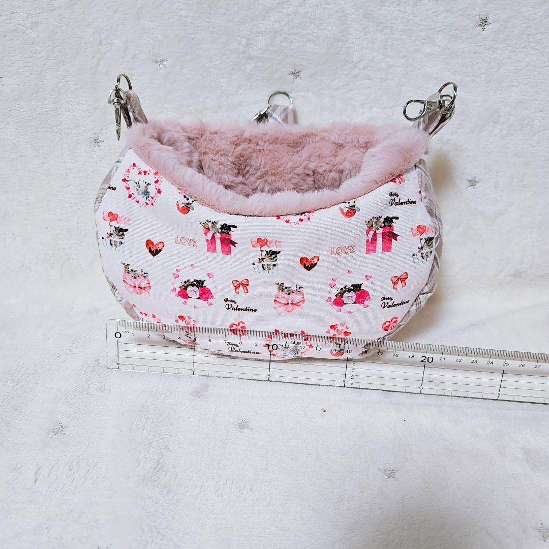 第2回⑤【バレンタインオリジナル生地】＊ころんと日和＊フクロモモンガ＊小動物