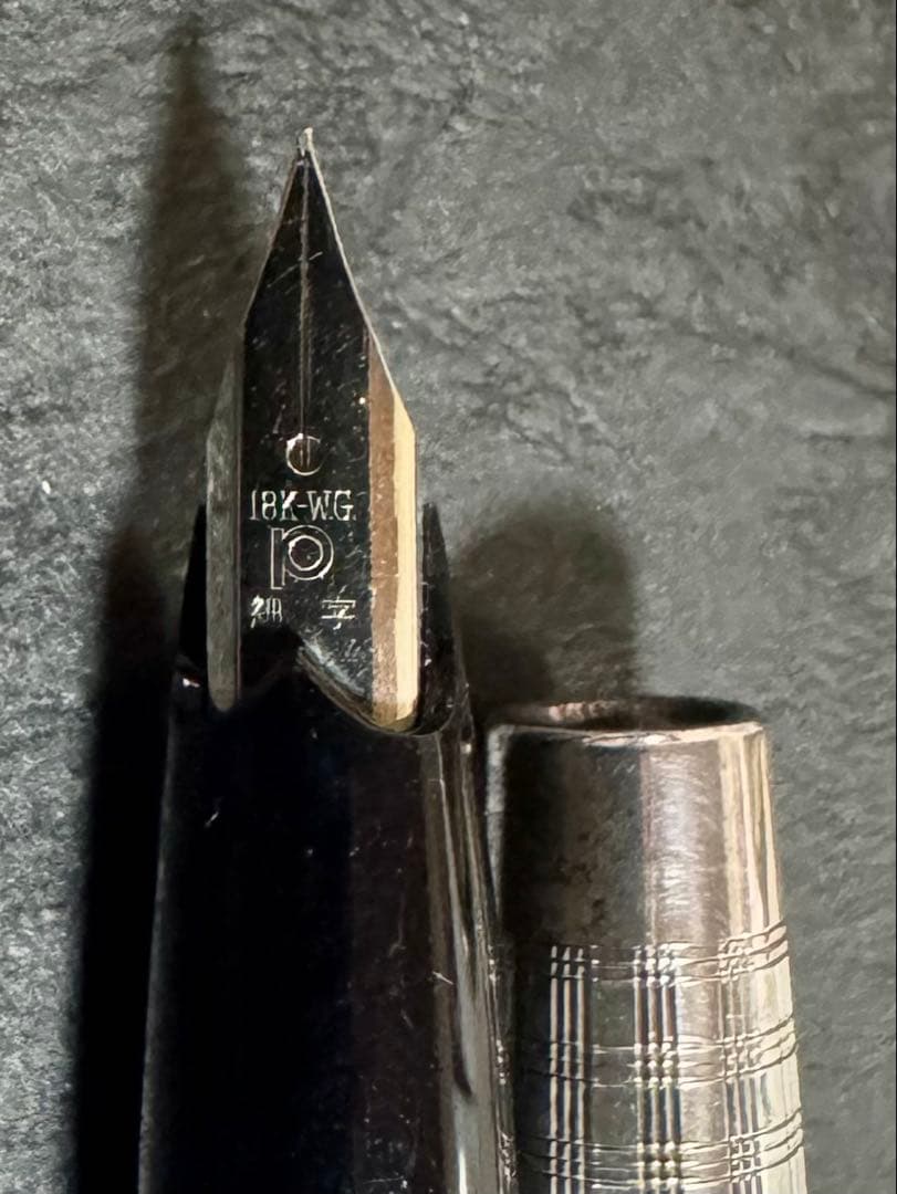 プラチナ万年筆 STERLING SILVER シルバーぺン先 18K-WG