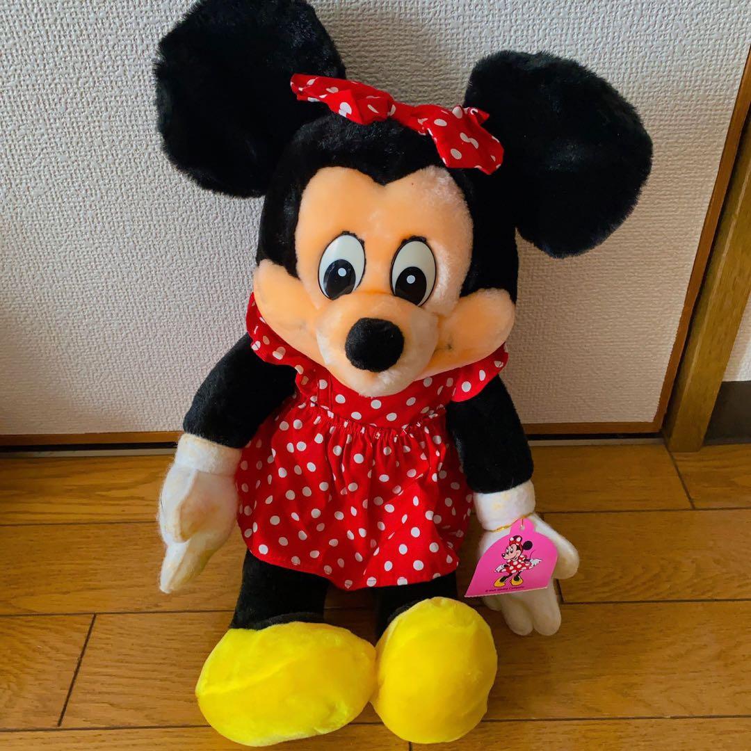 【レア】昭和レトロ ミッキー＆ミニー ディズニー ぬいぐるみ