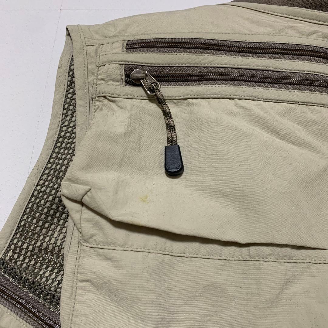 【希少】SIMMS カナダ製　ベスト　SAURISワッペン付き