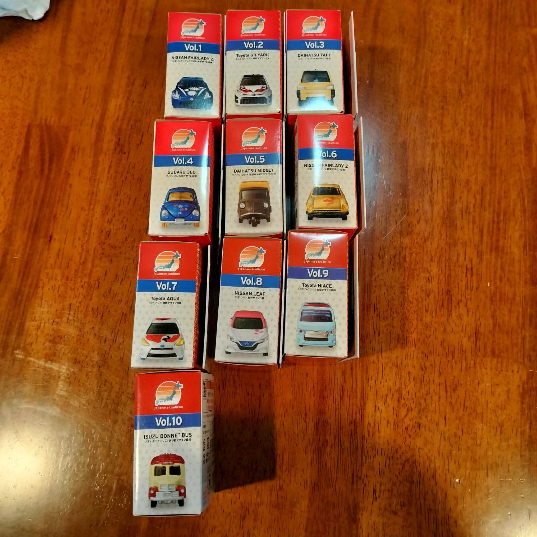 10台コンプ 書店オリジナル トミカ 日本の伝統コレクション タカラトミー
