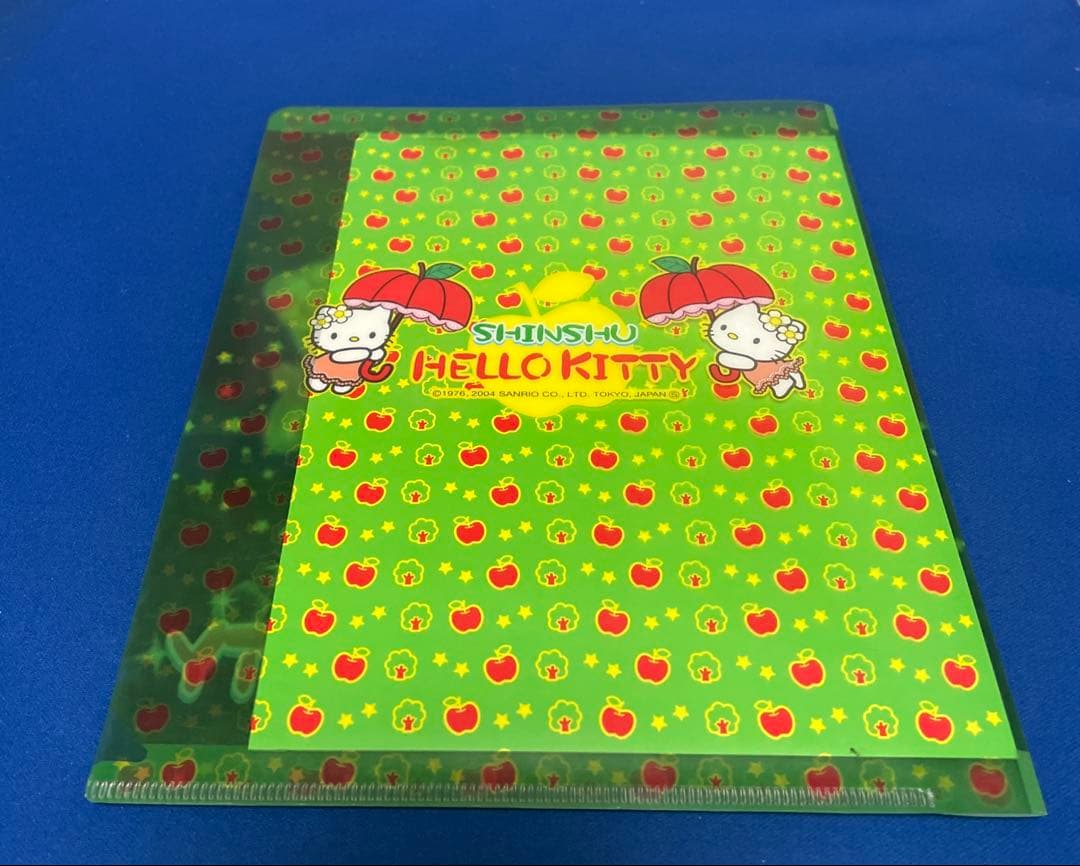 ハローキティ 信州 クリアファイル付きレターセット