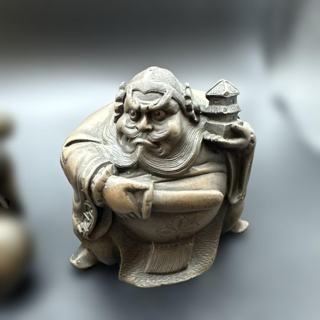 置物，銅，中国？ インテリア，ブロンズ，金工