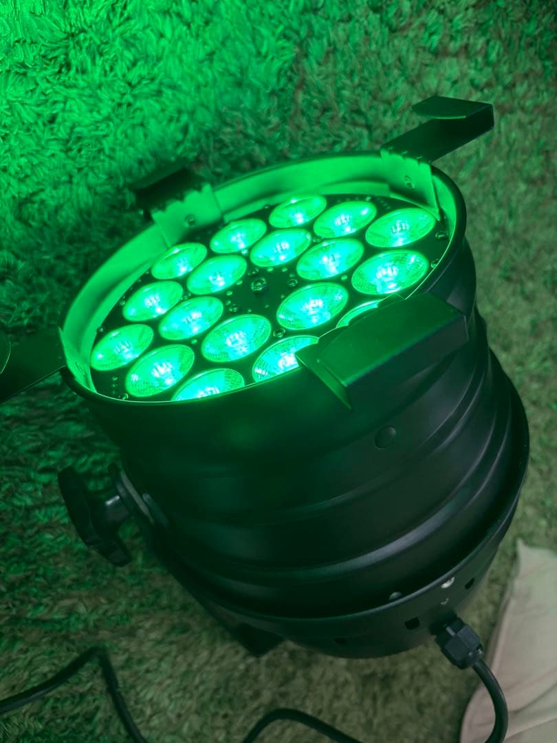 DJ機材 DMX LED Par 64 18 4in 18w