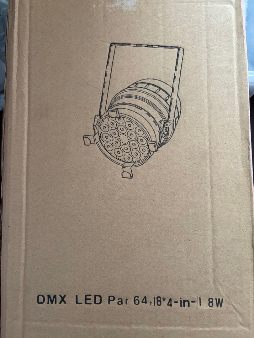 DJ機材 DMX LED Par 64 18 4in 18w