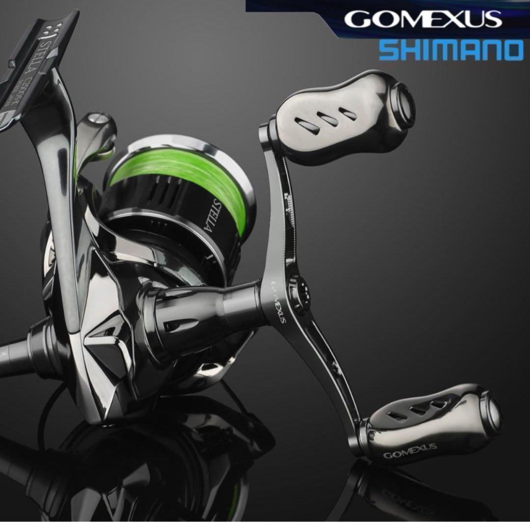 ゴメクサス/チタン22㎜ノブ/シマノS2 ダブルハンドル 98mm/ガンメタ