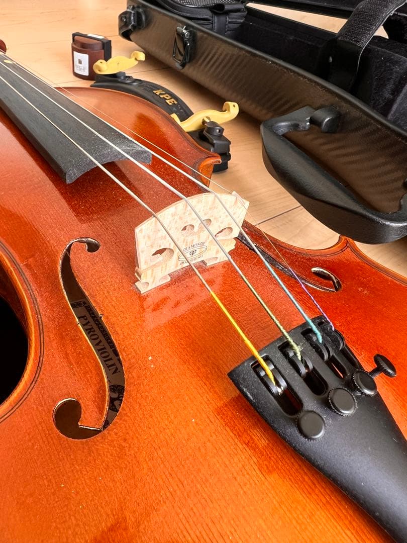 Pyroviolin 4/4バイオリン本体Gewaケース付き