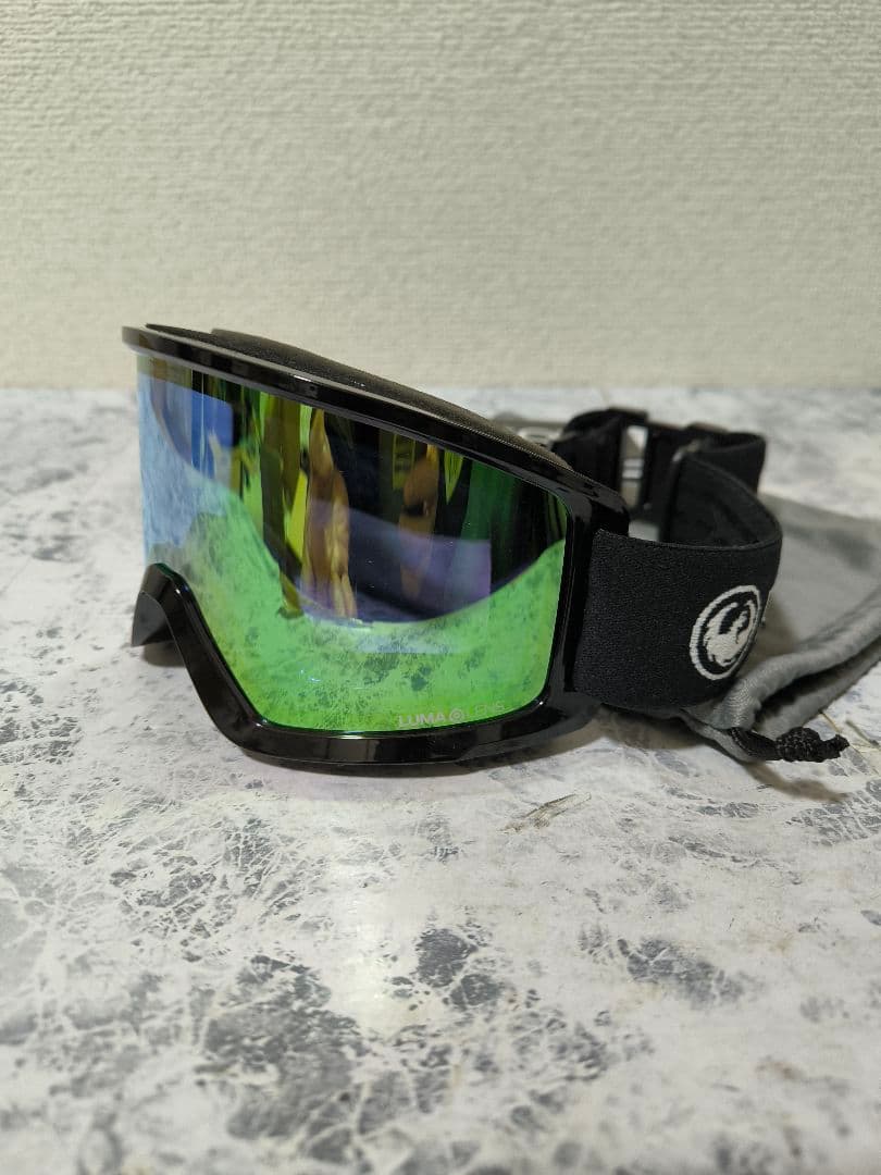 美品✨Dragon■スノボー/スキー/ゴーグル/収納袋付き