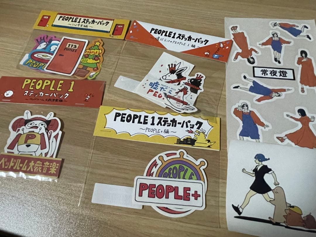 PEOPLE 1 ステッカー6種セット