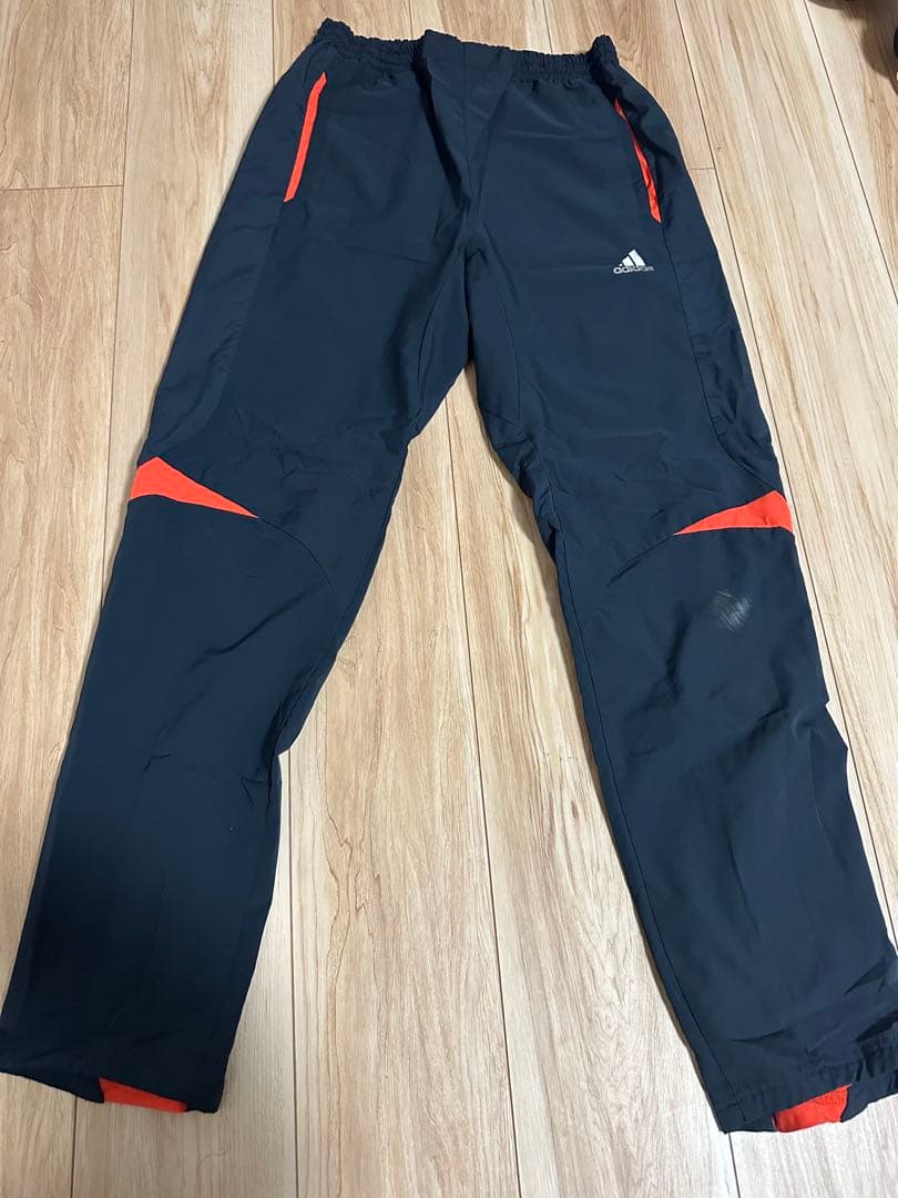 adidas トレーニングウェアセット Ｌサイズ/オレンジ