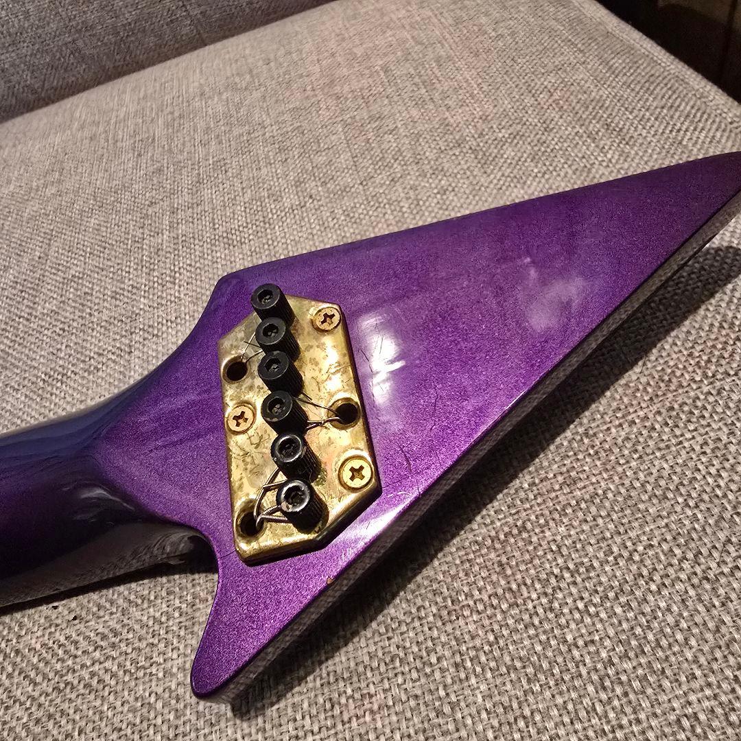 84年製 Greco TUSK GTV-60 パープル フライングV