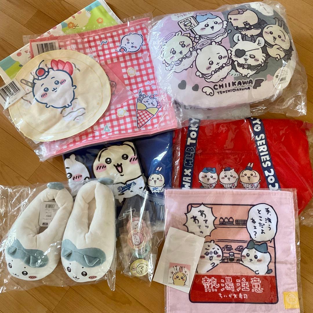 ちいかわ色々 まじかる 寿司 ドジャース カブス クレープくじ 刺繍缶 まとめて