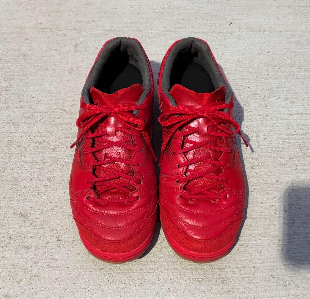 デスタッキ 25.5 レッド フットサルシューズ asics アシックス