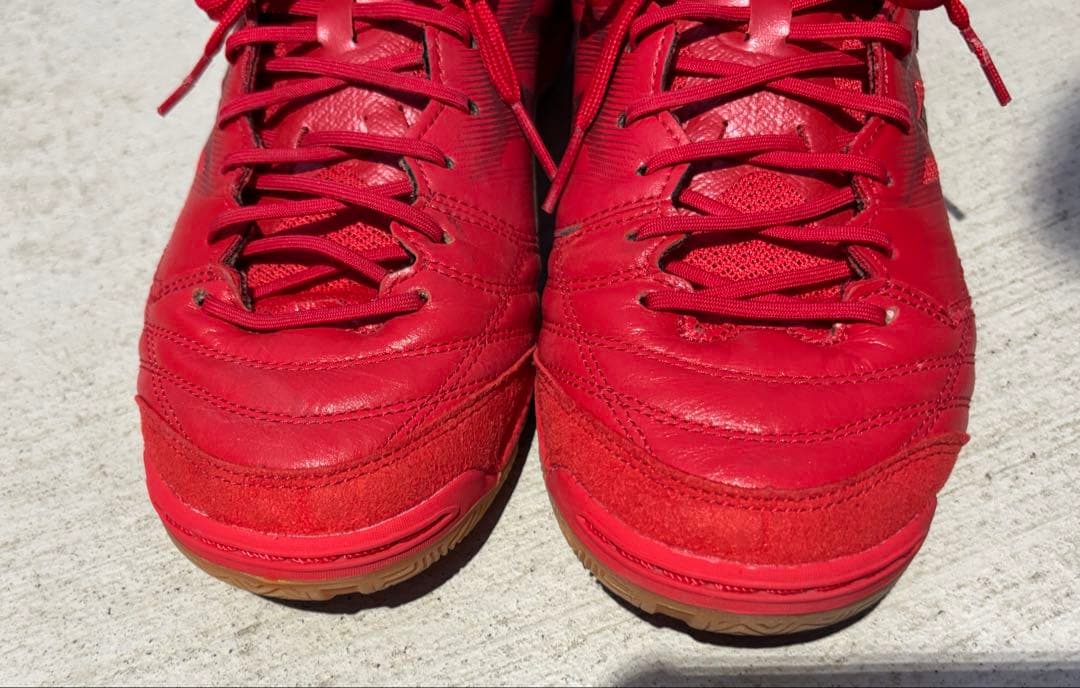 デスタッキ 25.5 レッド フットサルシューズ asics アシックス