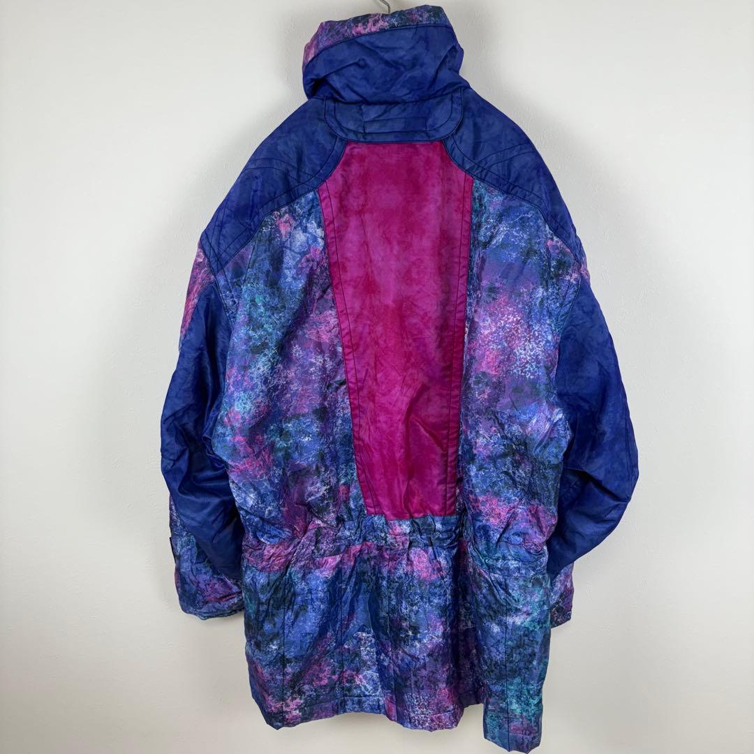 DESCENTE デサント XLサイズ スキーウェア 金ボタン 派手 レトロ