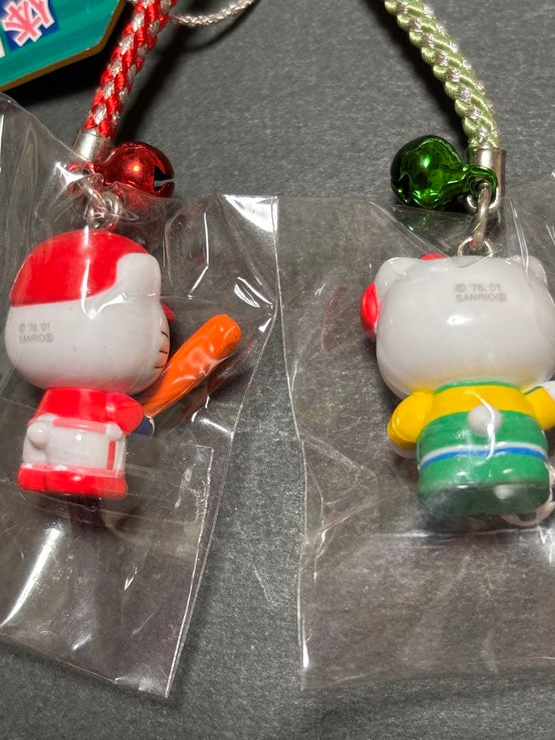 激レア❣️未使用未開封❗️ハローキティ ストラップ 部活動 体育会系 バージョン9個