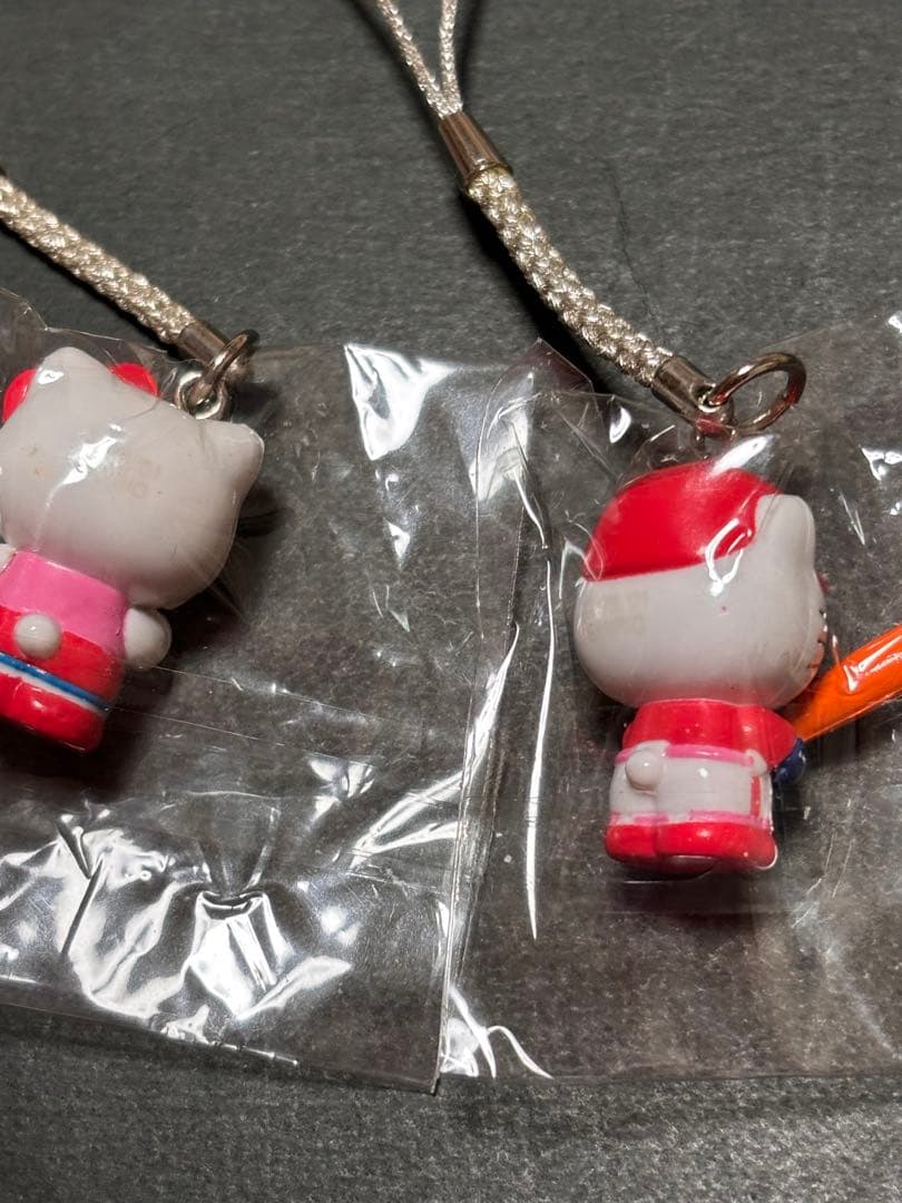 激レア❣️未使用未開封❗️ハローキティ ストラップ 部活動 体育会系 バージョン9個