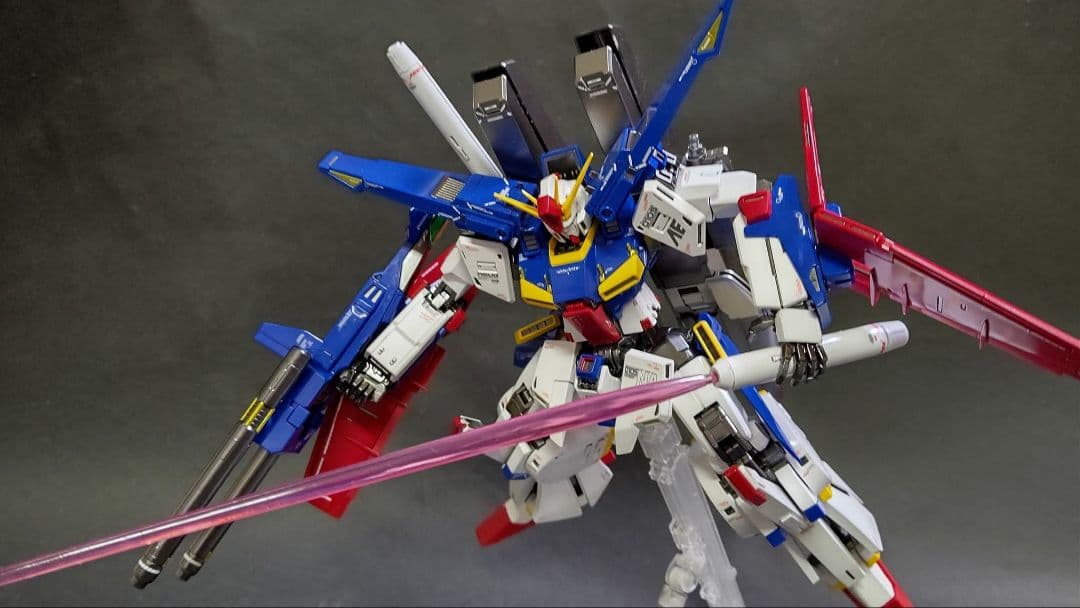 MGカトキ強化型ZZ ガンダム全塗装作品