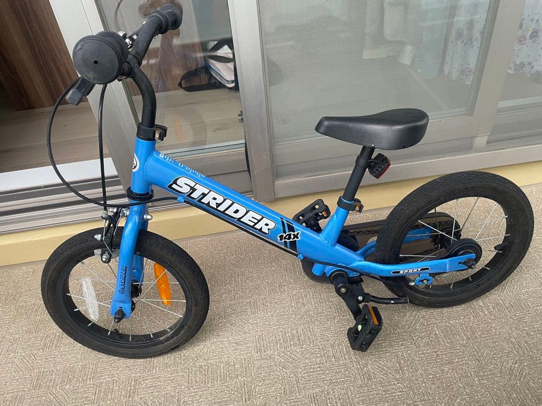 東京都 STRIDER 14x 青 キッズバイク 14インチ