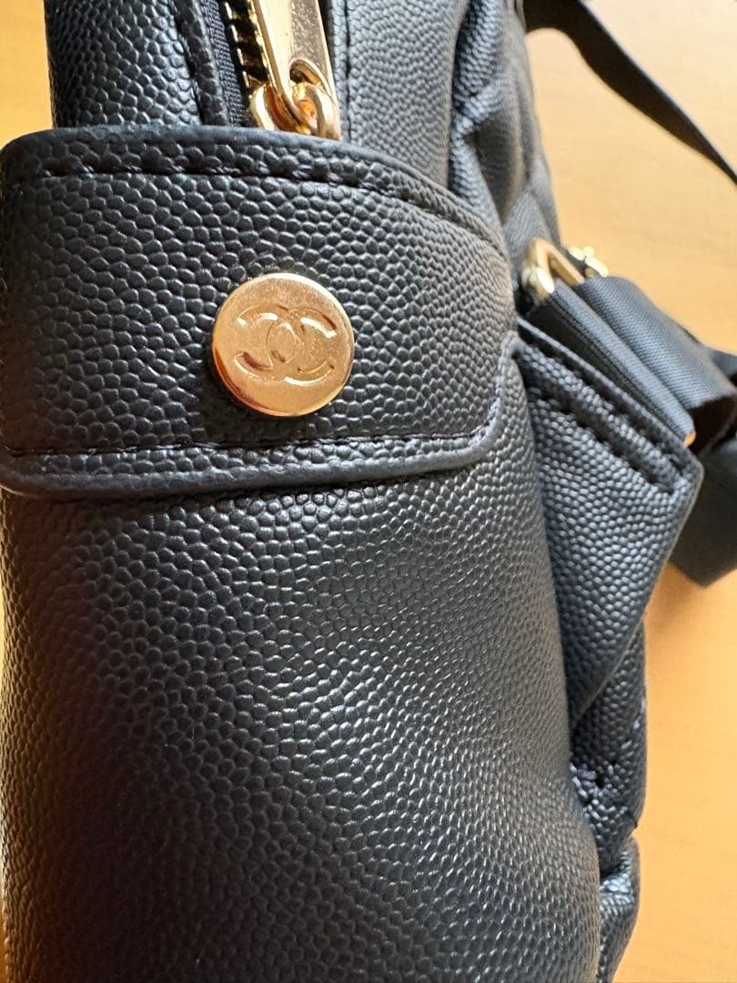 CHANEL シャネル リュック バッグ パック ブラック ノベルティ