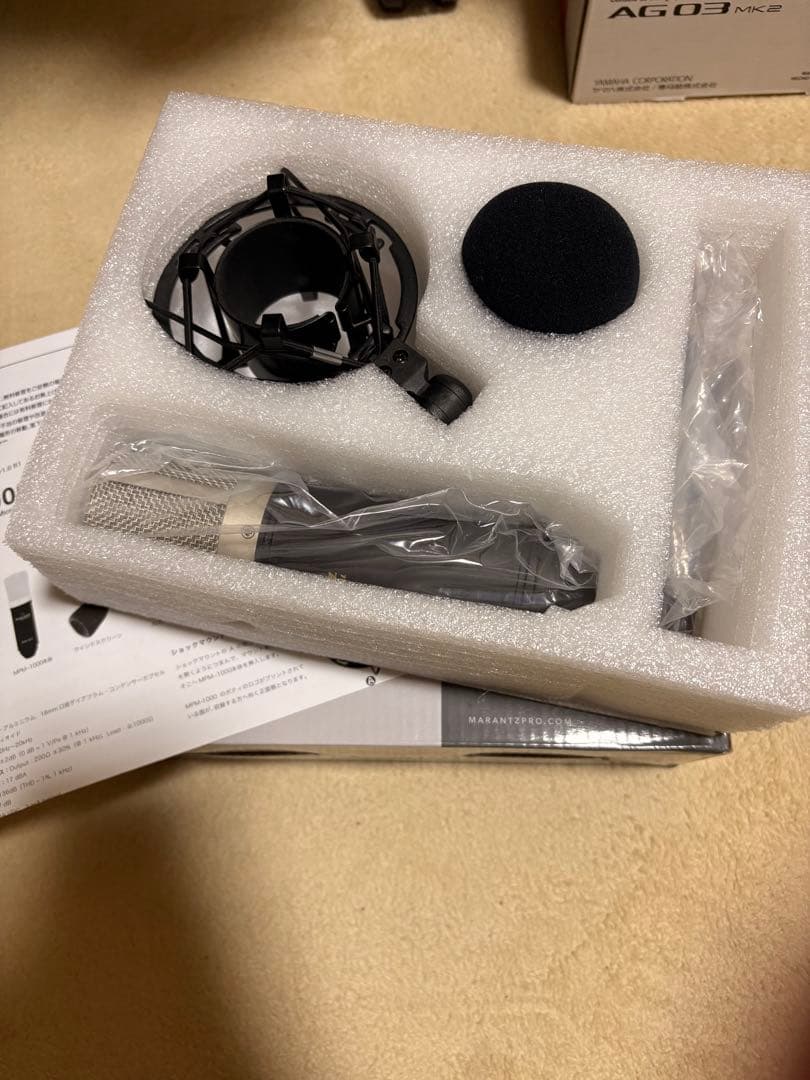 Yamaha AG03 MK2 + マランツ MPM-1000