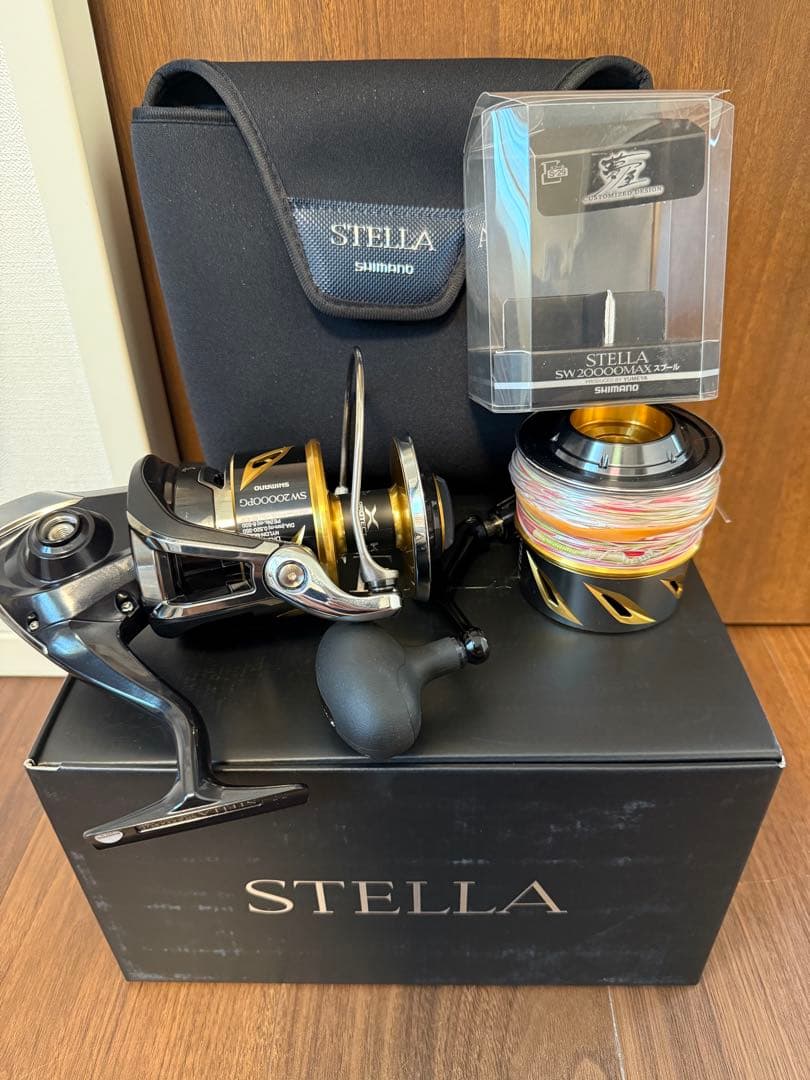 シマノステラSW20000PG &ステラSW20000MAXスプールライン付き