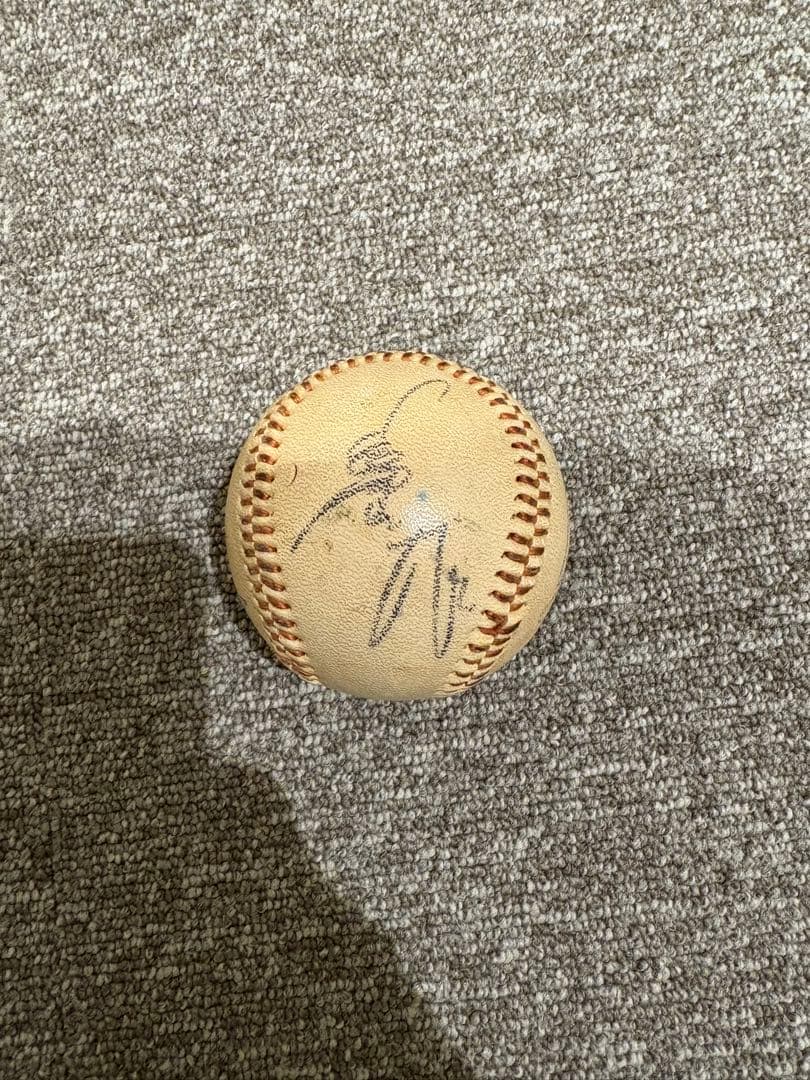 巨人寄せ書き直筆サインボール（長嶋、王、張本　高田）