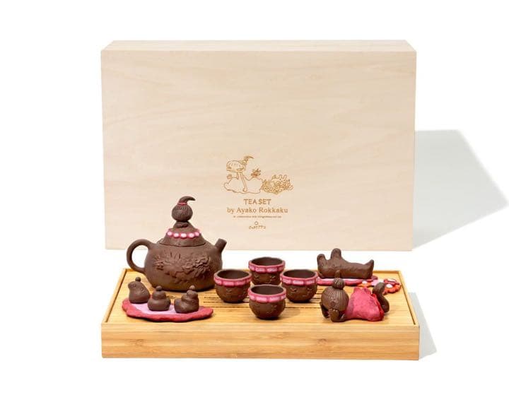 AYAKO ROKKAKU Tea set ED225 ロッカクアヤコ