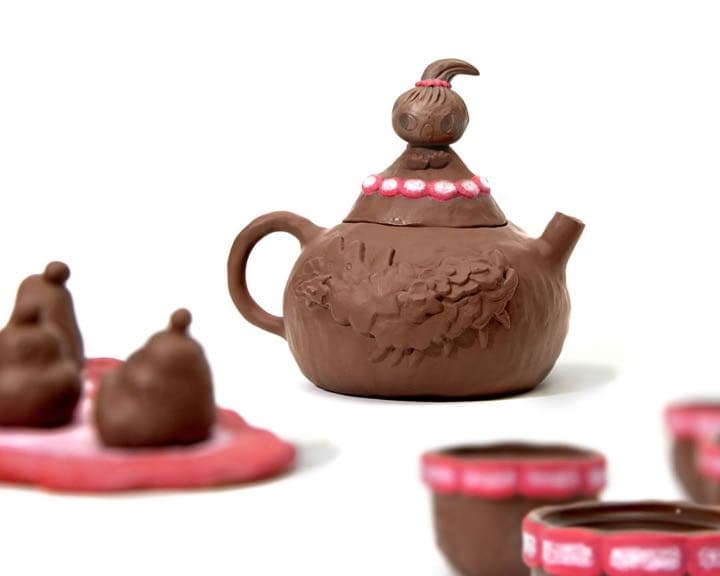 AYAKO ROKKAKU Tea set ED225 ロッカクアヤコ