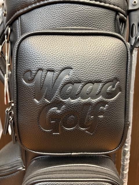 ワック BUCKET WAACK スタンド式キャディバッグ 黒