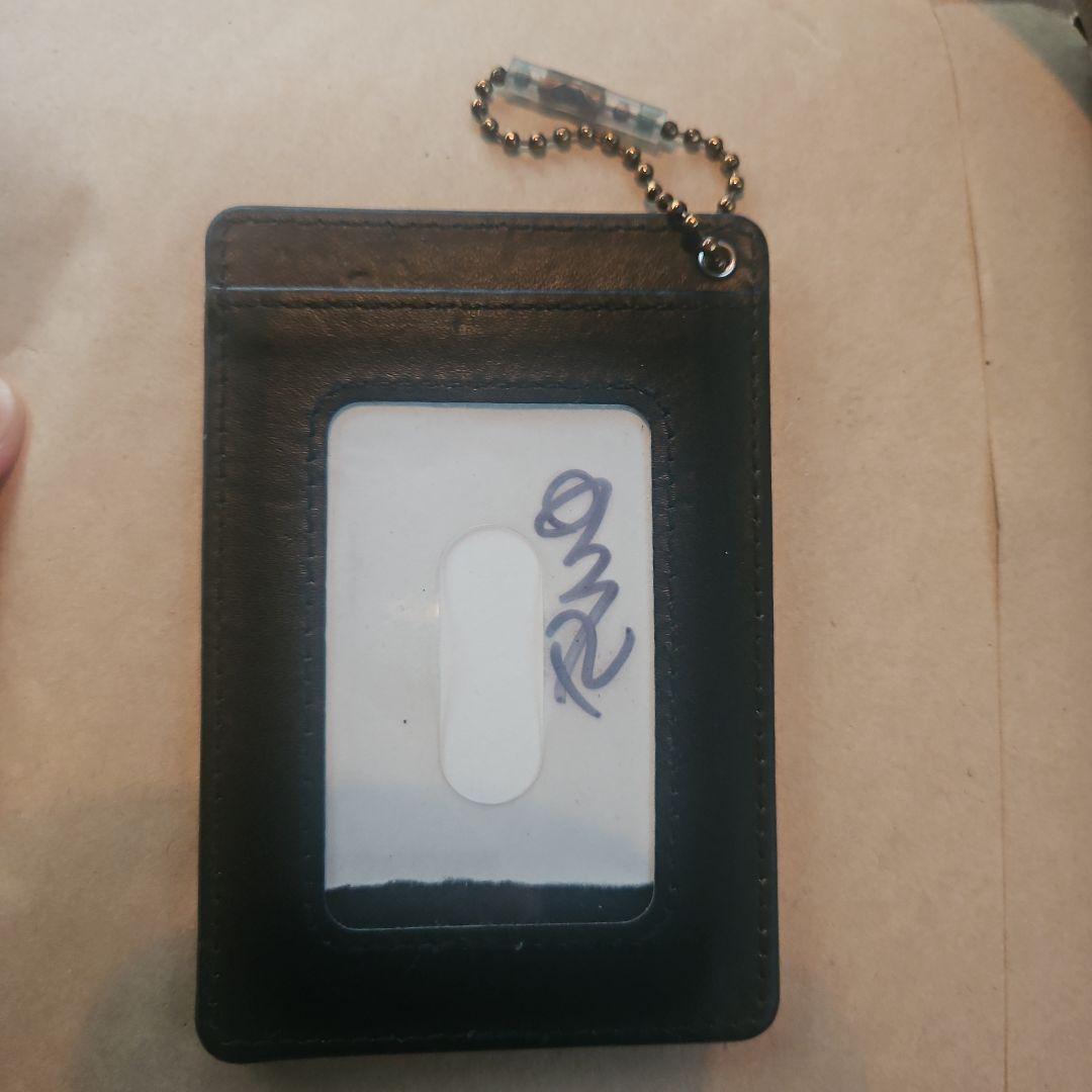 真天地開闢集団ジグザグ　パスケース　影丸さんサイン入り